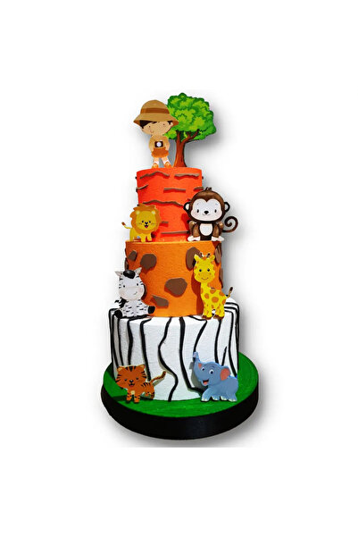 bizdenpastacılık Safari Maket Pasta Model 2