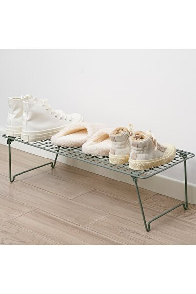 IKEA Grejıg 58x27x17 Cm Metal Çelik Portatif Katlanır Ayakkabılık Ayakkabı Standı