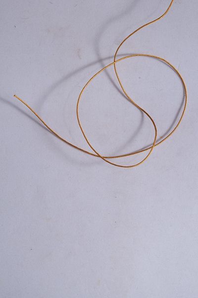 Eskişehir hobi sanat 0,8 mm 3 μέτρα καθαρό χρυσό κίτρινο χρώμα Λεπτό κορδόνι αλεξίπτωτου Macrame βραχιόλι κολιέ κοσμήματα σχεδίασης κορδόνι