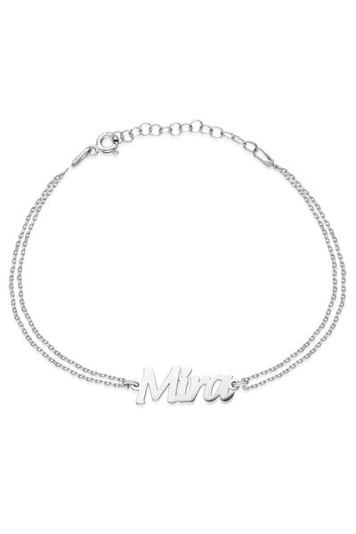 VAOOV 925 Ayar Gümüş Kişiye Özel Isimli Bileklik N11.3308