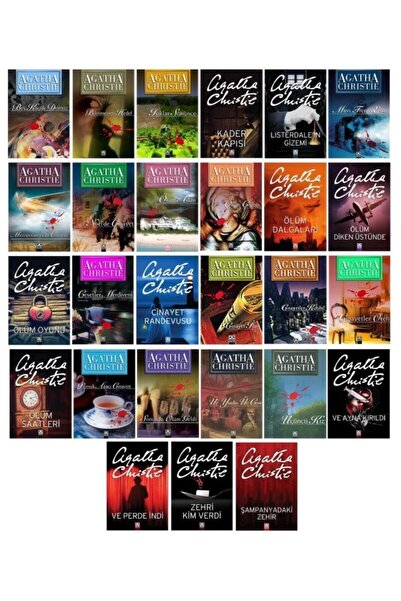 Altın Kitaplar Agatha Christie Seti 27 Kitap