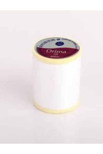 Drima Ață de cusut 900 de metri White Spool Button Ață de reparare pentru cusut
