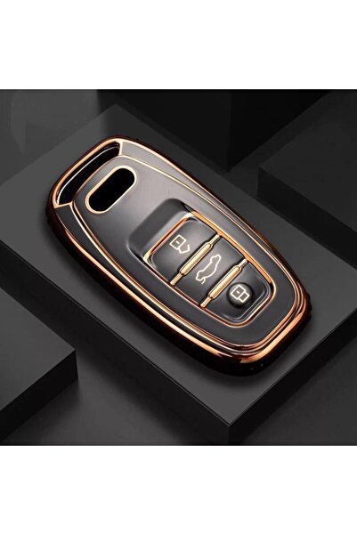 AYZ GARAGE Audi (vârsta Carcasă) Material Tpu Husă neagră pentru chei