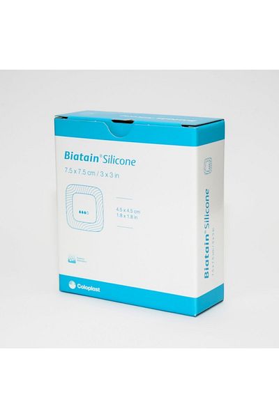 Coloplast Biatain Silicone Adhesive Cover 7.5 Cm X 7.5 Cm (1 Piece)