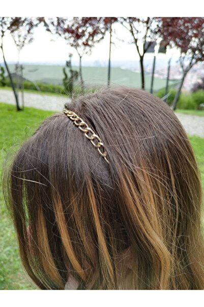 MutluBiDünya Vintage Zincir Model Saç Bandı