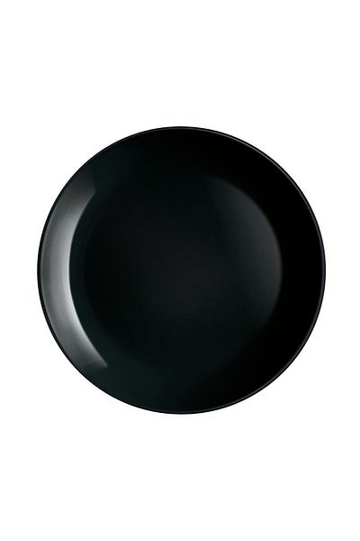 Luminarc Black Diwali Dinner Plate - 6 Pieces 25 Cm