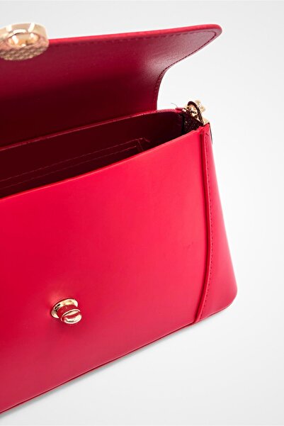 Yuka Atelier Marla Vintage Design Red Women's Shoulder Bag
