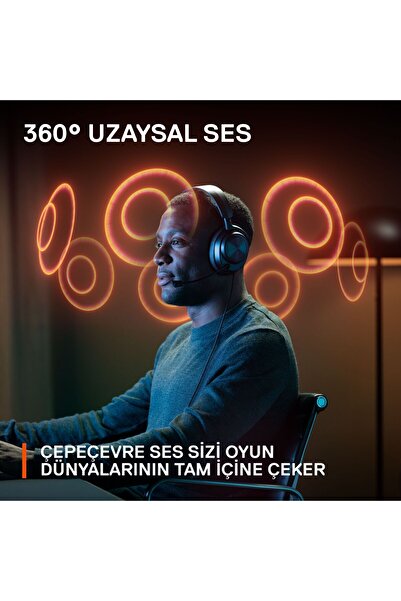 SteelSeries Arctis Nova Pro X 7.1 Surround Pc/xbox Mikrofonlu Siyah Kablolu Gaming (OYUNCU)