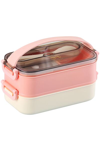 Vagon Steel Lunch Box Lunch Box Stainless 1500 ml Xc-465 (Mixed Color 1 Piece)