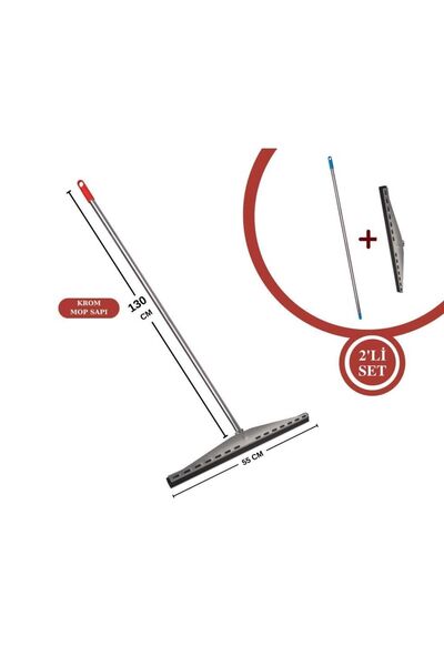Flora Ft508 Kırm Mop Sapı Ve F155 Kibar Yersil Set