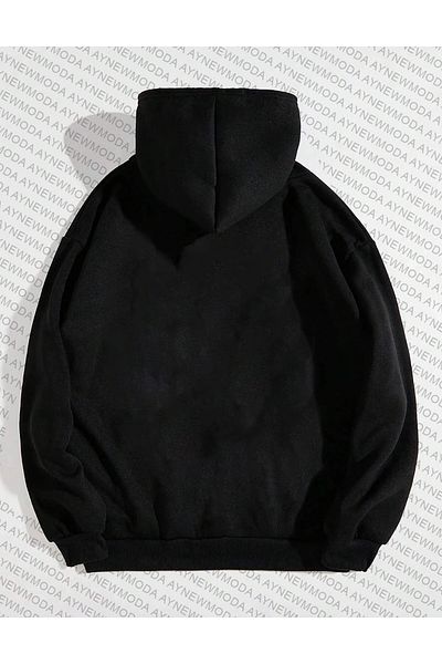 aynewmoda Токийски Гул Аниме Принт - Суитшърт с качулка с голям размер, 3 прежди