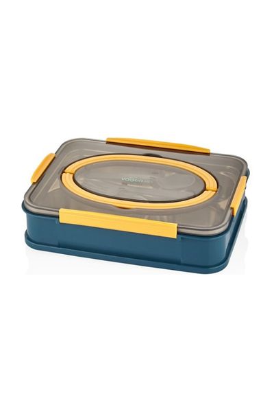 Vagon Steel Lunch Box Lunch Box Stainless Bl2201 (Mixed Color 1 Piece)