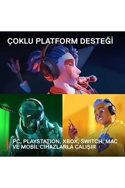 SteelSeries Arctis Nova 1 Multi-system Oyun Kulaklığı - Siyah