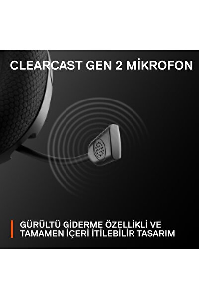 SteelSeries Arctis Nova 1 Multi-system Oyun Kulaklığı - Siyah