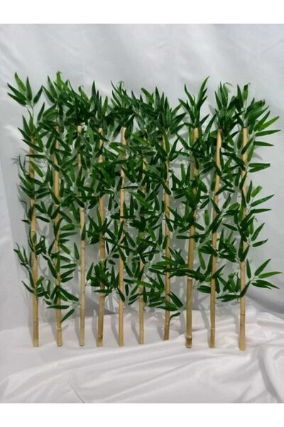 ANADOLUPLANT Yapay Bambu 170 Cm Ithal Islak Yaprak 15 Adet