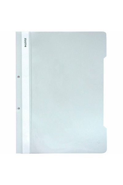 Leitz Pack of 50 White Plastic Ring Binders