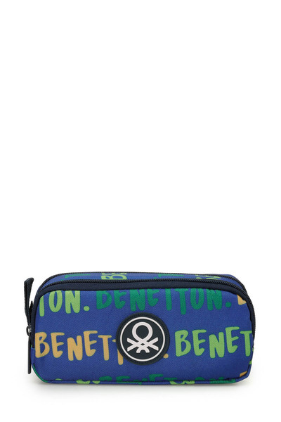 united colours of benetton OVERQ-12970 4PR Μπλε Navy Unisex Μολυβοθήκη