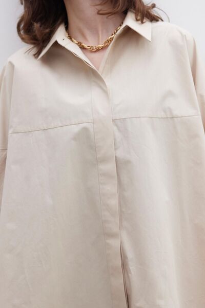 Manuka PREMIUM NADMĚRNÁ KOŠILE CAMEL