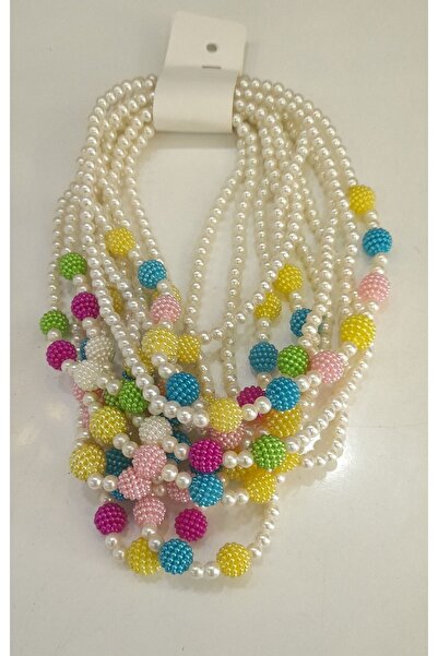 hüseyin ceran Çocuk Incili Kolye Hacı Kolyesi Renkli 10 Adet