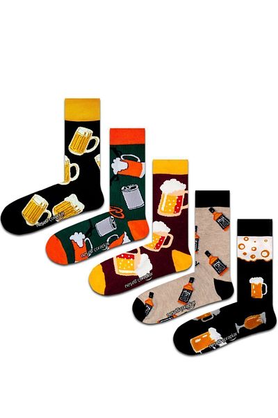 Neşeli Çoraplar Set of 5 Hangover Colorful Socks