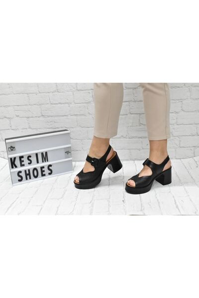 Kesim Shoes Genuine Leather Women's Sandals