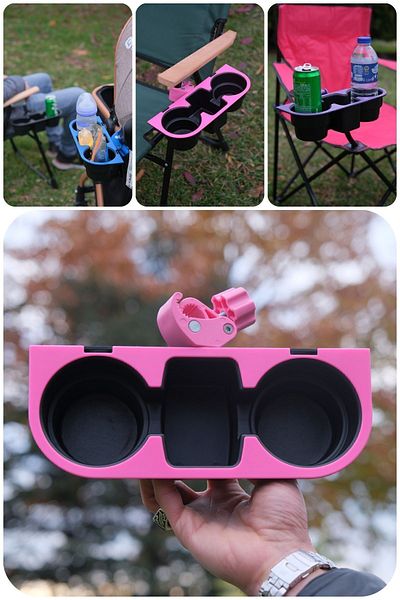 H&R PLASTİK Camping Chair Cup Holder Beverage Phone Holder Apparatus (MAGAZADA 7 COLOR OPTIONS)