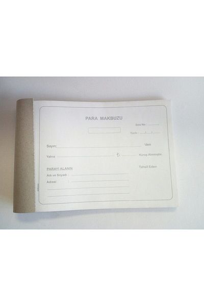 DEFTERSAN Chitanță de Bani 14x19 Cm A5 Autocopil 12 Bucăți