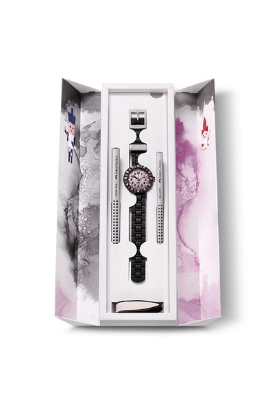 Flik Flak Fcsp118C Flik Flak Sketch in Black Children's Wristwatch