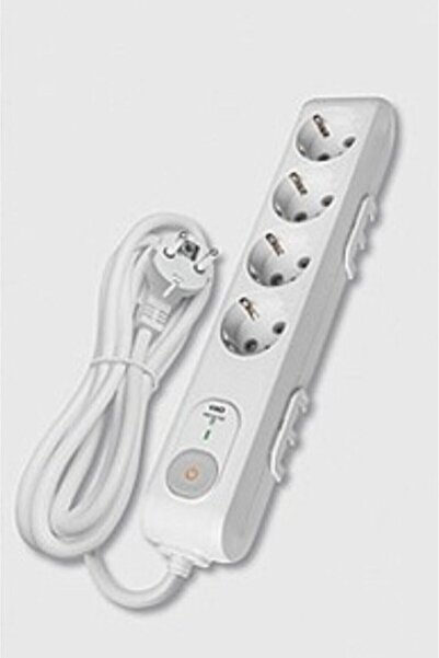 VİKO Multi-let Şok Korumalı Akım Korumalı Dörtlü 1,5 Metre Topraklı Çoçuk Kor...