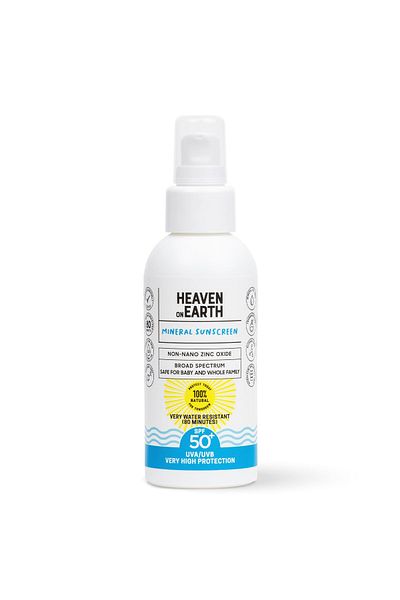 Heaven on Earth 100% Natural Organic Children's Summer Set, Mineral Sunscreen 50+ SPF, SOS Stick, Mineral Sunstick