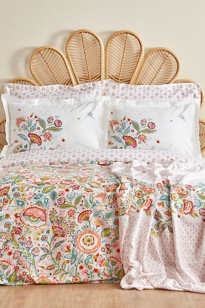 Karaca Home Set cuvertură de pilota dublu piqué Sarthe Multicolor 100% bumbac