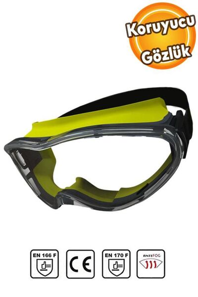 Badem10 Work Security Safety Goggles Protective Anti-Fog Transparent Glasses Uv Proof