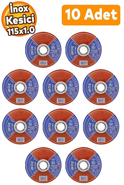 Badem10 115x1x22 mm İnox Kesici Spiral Avuç İçi Taşlama Ahşap Metal Zımpara K...