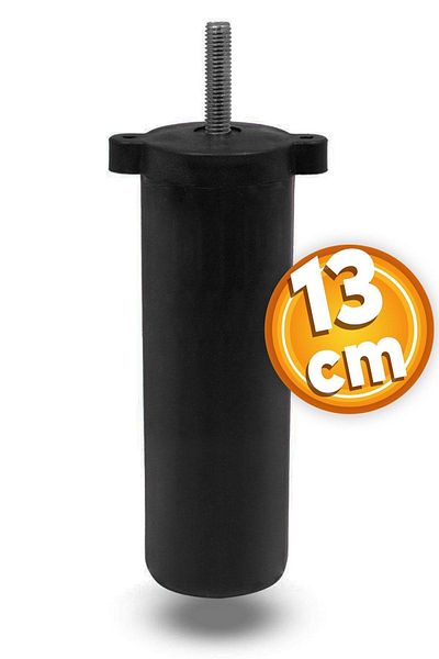 Badem10 13 Cm Lățime M8 Șuruburi Reglabile Mobilier Negru Baza Canapea Picior Scaun