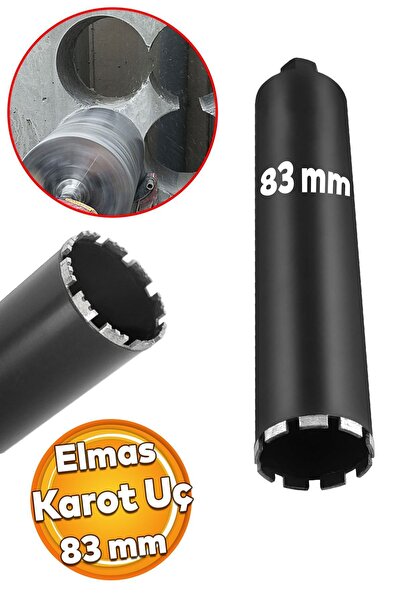 Badem10 Elmas Karot Ucu 83 mm Shun Beton Zemin Duvar Delme Delik Açma Panç Ap...