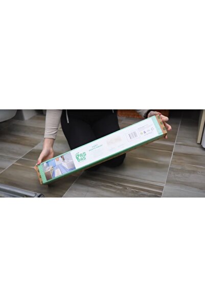 basbas Kaydırmaz, Hijyenik, Su Emici Doğa Dostu Ve Pratik Kağıt Banyo Halısı | 5 Adet