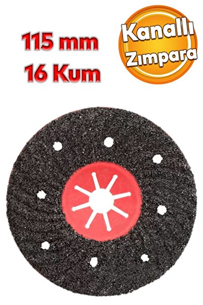 Badem10 Kanallı Zımpara  FOX Ron 115 mm Taşlama Zımparalama Aşındırma