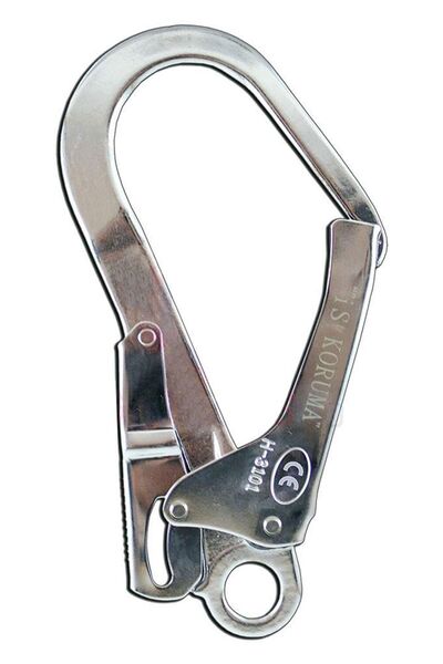 Badem10 Dağcılık Tırmanma K4 Çift Kancalı Emniyet Kelepçesi Karabina