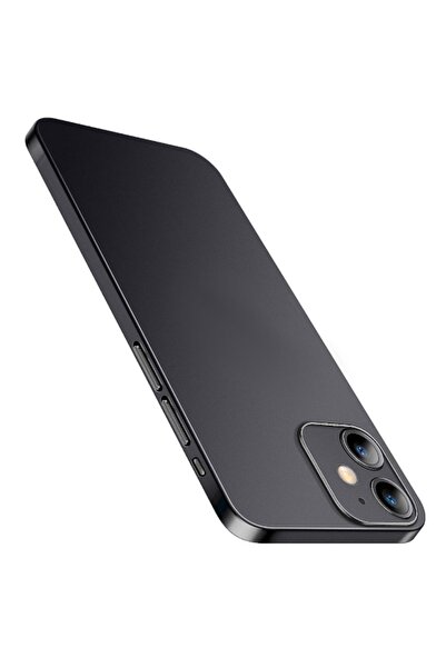 USIDE حافظة سوداء متوافقة مع هاتف Iphone 11 (6.1) ذات سطح غير لامع وغطاء نحيف بسيط مع حماية للكاميرا ضد الأوساخ