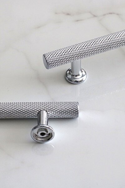 Badem10 Doruk Handle 128 mm Chrome Color Furniture Kitchen Drawer Cabinet Cupboard Handles Cover Handle Handle Metal