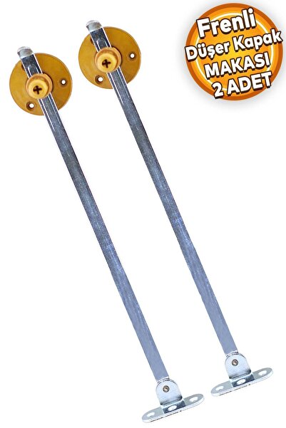 Badem10 Düşer Kapak Makası Frenli Dolap Çekmece Metal 25 Cm Sessiz Açma Kapam...