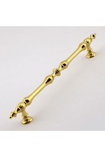 Badem10 Şehzade (PREMIUM) Dulap sertar de bucătărie Golden 128 mm cu mâner metalic