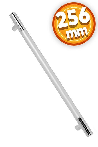 Badem10 Mâner Hitit 256 mm crom mat - Mâner pentru sertar de bucătărie și ușă