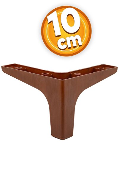 Badem10 Sedef Lüks Mobilya Kanepe Tv Ünitesi Koltuk Ayağı 10 Cm Ahşap Desenli...