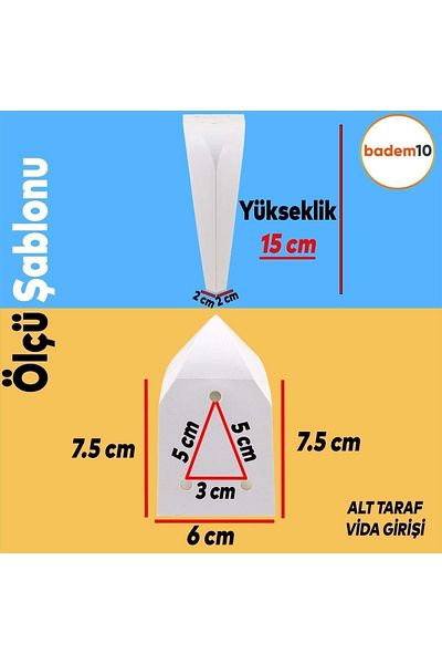 Badem10 Mobilier de lux Harvey - Baza albă de 15 cm pentru picioare de fotoliu