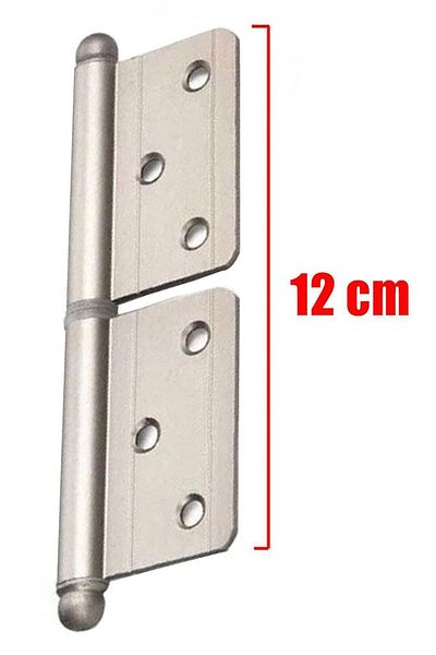 Badem10 Balamă ușă Cerman fără direcție satinată 12 cm (6 buc.)
