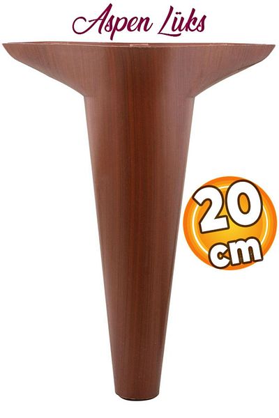 Badem10 Aspen Mobilier de lux Canapea Fotoliu Unitate TV Consolă Stâlp Picioare 20 Cm Cu Model Lemn
