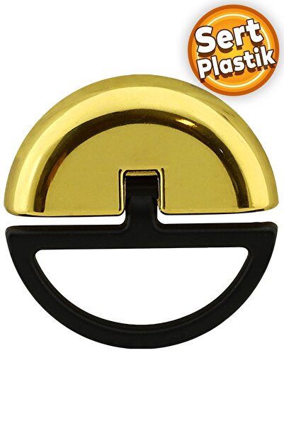 Badem10 (SERT PLASTİK) Montana Dolap Dolabı Kulpu Kulbu 32 Mm Mat Siyah Gold ...