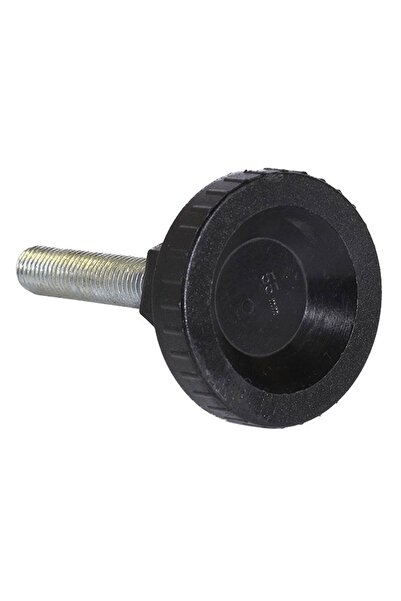Badem10 Rotil Ayakları M10 55 Mm Siyah Profil Ayağı 8 Cm