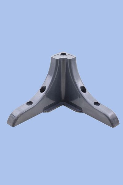 Badem10 Bellona Mobilya - Picior de canapea puf antracit de 10 cm (4 buc.)